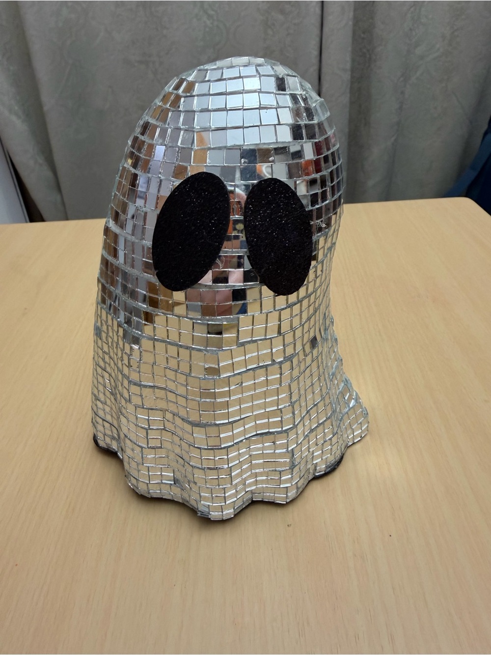 Silver Mosaic Ghost Accent Sculpture - Home Accents